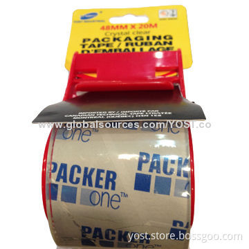 New customized super crystal clear packing tape with small core